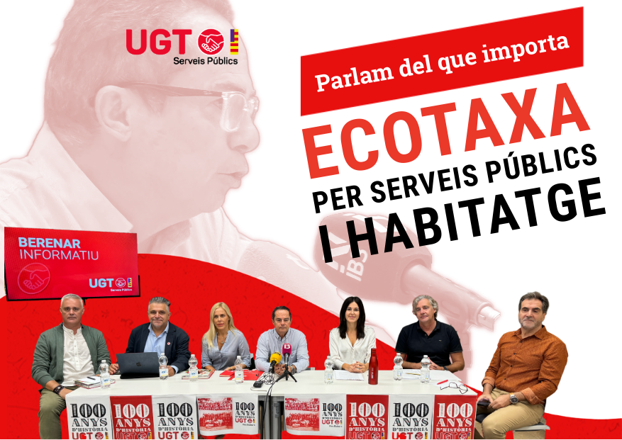 UGT reclama estabilitat, finançament i condicions dignes als serveis públics balears